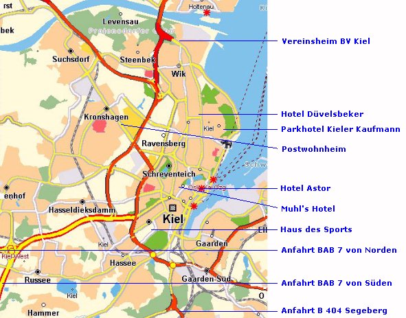 Stadtplan Kiel